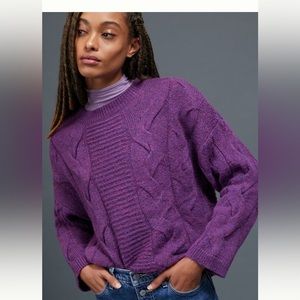 Anthropologie Dahlia Bell Sleeve sweater Sz S